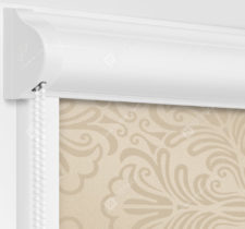 Рулонные кассетные шторы УНИ - Калипсо темно-бежевый