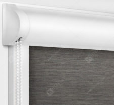 Рулонные кассетные шторы УНИ - Лусто темно-серый