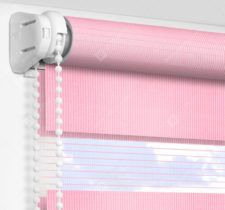 Рулонные шторы День-Ночь - Латина розовый 0010