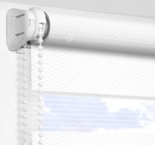 Рулонные шторы День-Ночь - Реджина белый 12