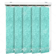 Вертикальные тканевые жалюзи Шёлк бирюзовый 4131