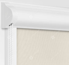 Рулонные кассетные шторы УНИ - Мадагаскар светло-бежевый