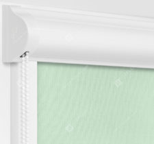 Рулонные кассетные шторы УНИ - Мадагаскар светло-зеленый