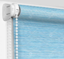 Рулонные шторы Мини - Корсо голубой