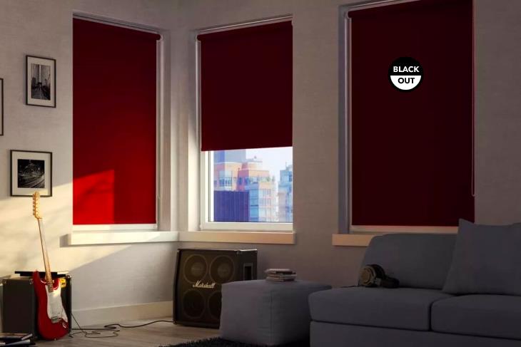 Рулонные шторы Блэкаут