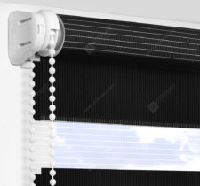 Рулонные шторы День-Ночь - Делия черный