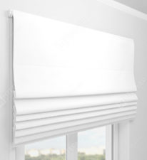 Римские шторы Шале белый